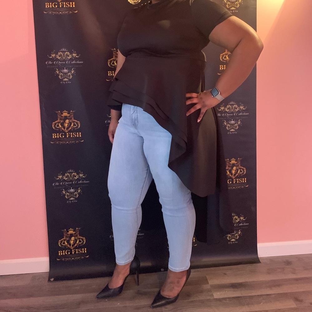 Hi Lo asymmetrical top